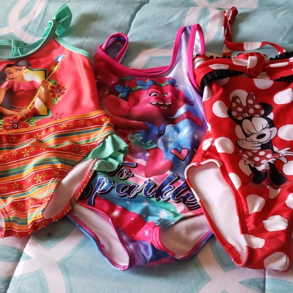 Disney Bathing Suits Size 4